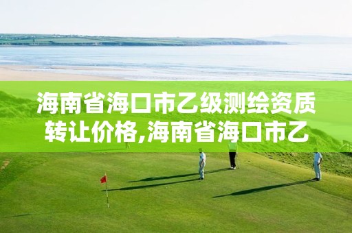 海南省海口市乙级测绘资质转让价格,海南省海口市乙级测绘资质转让价格是多少。