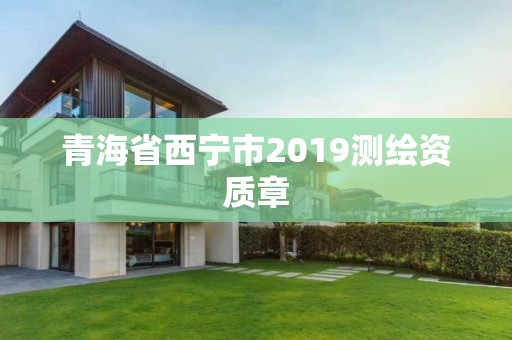 青海省西宁市2019测绘资质章