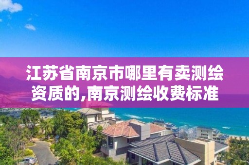 江苏省南京市哪里有卖测绘资质的,南京测绘收费标准。