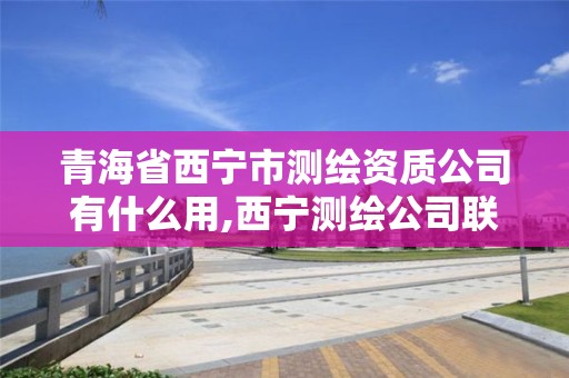 青海省西宁市测绘资质公司有什么用,西宁测绘公司联系方式。