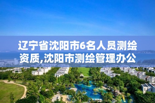 辽宁省沈阳市6名人员测绘资质,沈阳市测绘管理办公室。