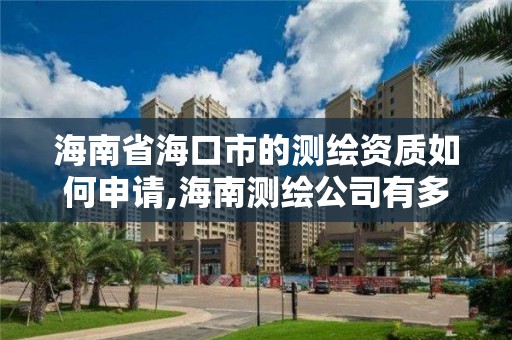 海南省海口市的测绘资质如何申请,海南测绘公司有多少家。