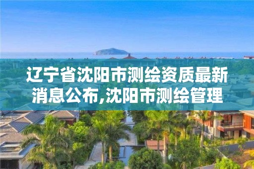 辽宁省沈阳市测绘资质最新消息公布,沈阳市测绘管理办公室。