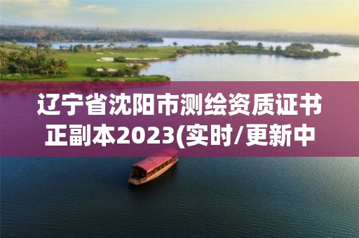 辽宁省沈阳市测绘资质证书正副本2023(实时/更新中)