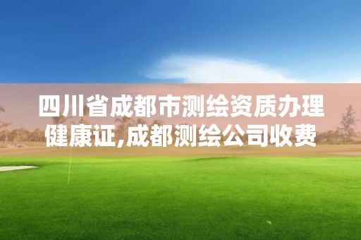 四川省成都市测绘资质办理健康证,成都测绘公司收费标准。