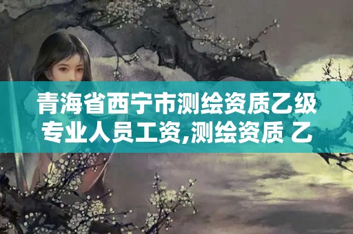 青海省西宁市测绘资质乙级专业人员工资,测绘资质 乙级。