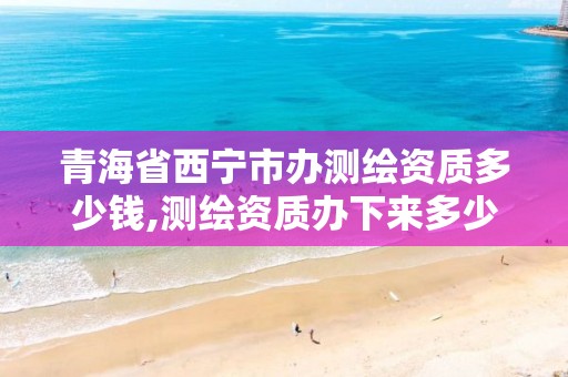 青海省西宁市办测绘资质多少钱,测绘资质办下来多少钱。