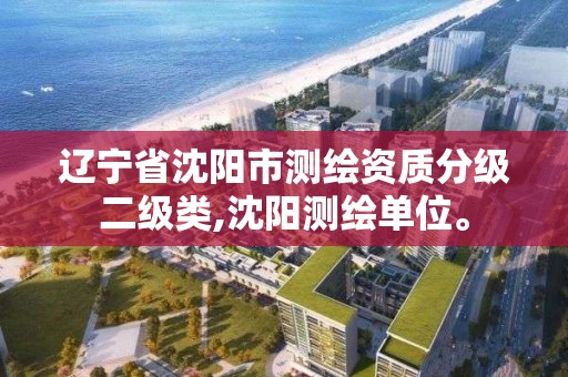 辽宁省沈阳市测绘资质分级二级类,沈阳测绘单位。