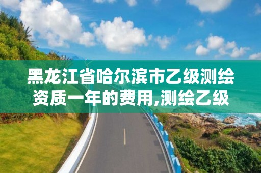 黑龙江省哈尔滨市乙级测绘资质一年的费用,测绘乙级资质多少钱。