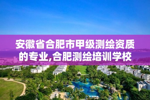 安徽省合肥市甲级测绘资质的专业,合肥测绘培训学校。