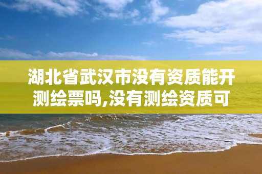 湖北省武汉市没有资质能开测绘票吗,没有测绘资质可以开测绘发票吗。