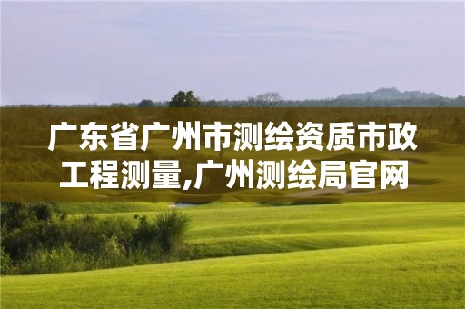 广东省广州市测绘资质市政工程测量,广州测绘局官网。