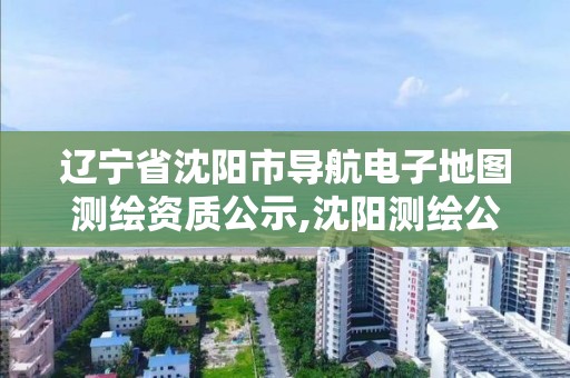 辽宁省沈阳市导航电子地图测绘资质公示,沈阳测绘公司哪家强哪家好。