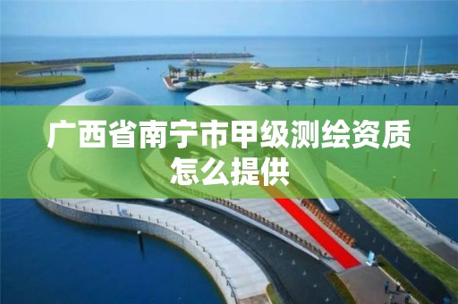 广西省南宁市甲级测绘资质怎么提供