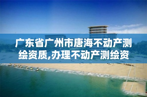 广东省广州市唐海不动产测绘资质,办理不动产测绘资质需要什么条件。