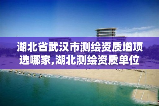 湖北省武汉市测绘资质增项选哪家,湖北测绘资质单位。