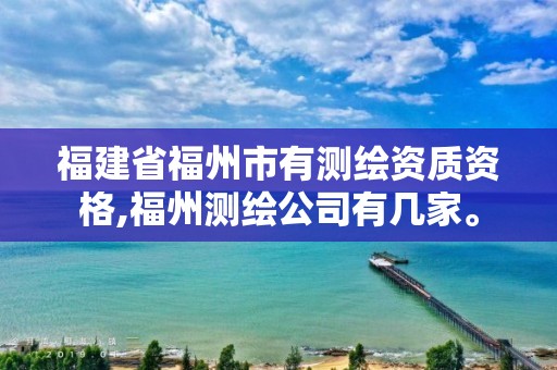 福建省福州市有测绘资质资格,福州测绘公司有几家。