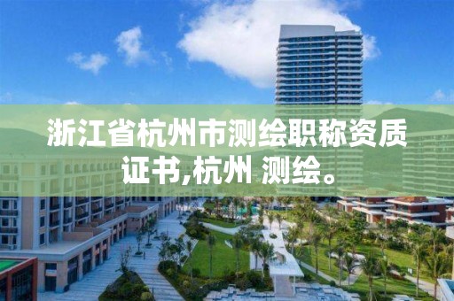 浙江省杭州市测绘职称资质证书,杭州 测绘。