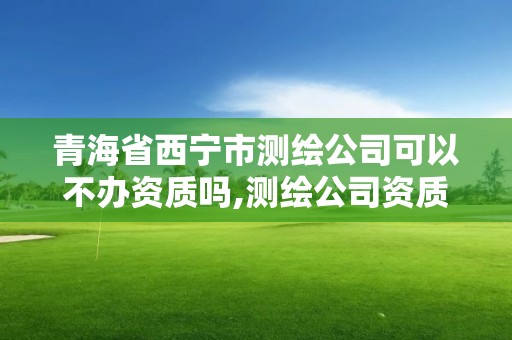 青海省西宁市测绘公司可以不办资质吗,测绘公司资质办理需要些什么人员。