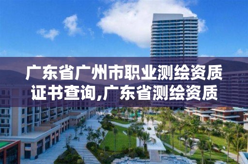 广东省广州市职业测绘资质证书查询,广东省测绘资质单位名单。