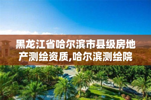 黑龙江省哈尔滨市县级房地产测绘资质,哈尔滨测绘院地址。