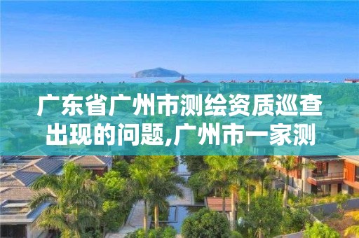 广东省广州市测绘资质巡查出现的问题,广州市一家测绘资质单位。