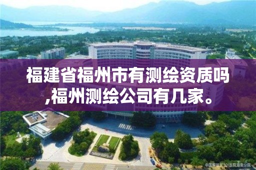 福建省福州市有测绘资质吗,福州测绘公司有几家。