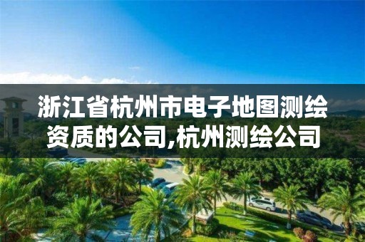 浙江省杭州市电子地图测绘资质的公司,杭州测绘公司有哪几家。