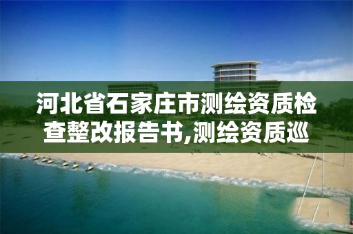 河北省石家庄市测绘资质检查整改报告书,测绘资质巡查整改报告。