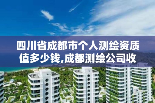 四川省成都市个人测绘资质值多少钱,成都测绘公司收费标准。