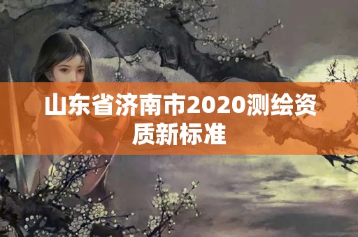 山东省济南市2020测绘资质新标准