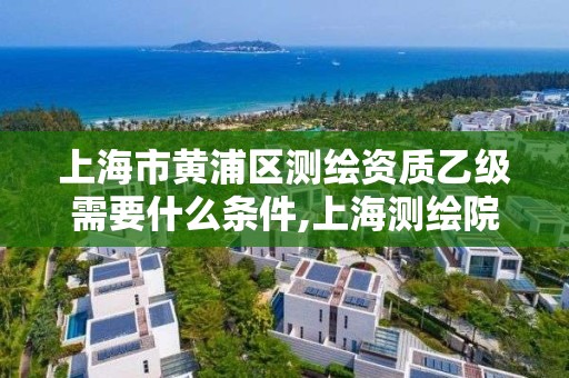 上海市黄浦区测绘资质乙级需要什么条件,上海测绘院 待遇。