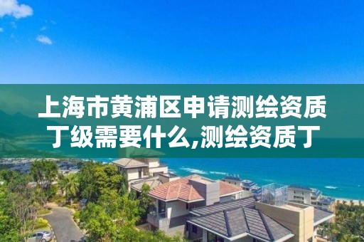 上海市黄浦区申请测绘资质丁级需要什么,测绘资质丁级是什么意思。