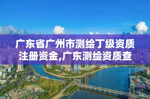 广东省广州市测绘丁级资质注册资金,广东测绘资质查询。