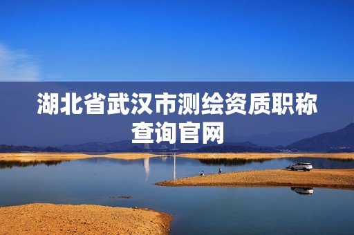 湖北省武汉市测绘资质职称查询官网