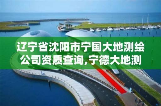 辽宁省沈阳市宁国大地测绘公司资质查询,宁德大地测绘。