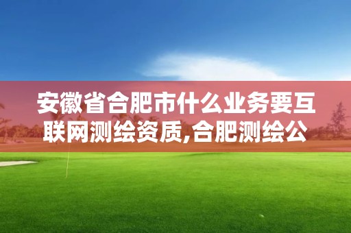 安徽省合肥市什么业务要互联网测绘资质,合肥测绘公司招聘。