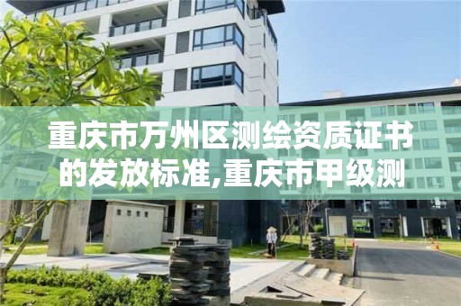 重庆市万州区测绘资质证书的发放标准,重庆市甲级测绘资质单位。