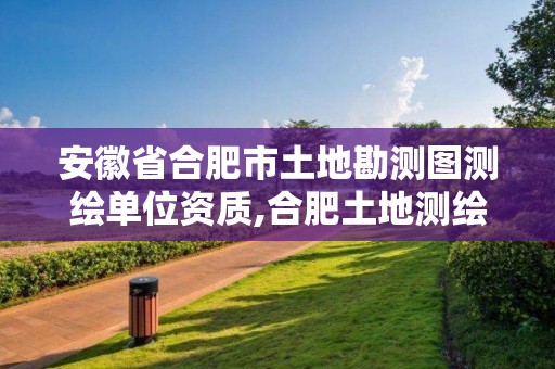 安徽省合肥市土地勘测图测绘单位资质,合肥土地测绘公司。