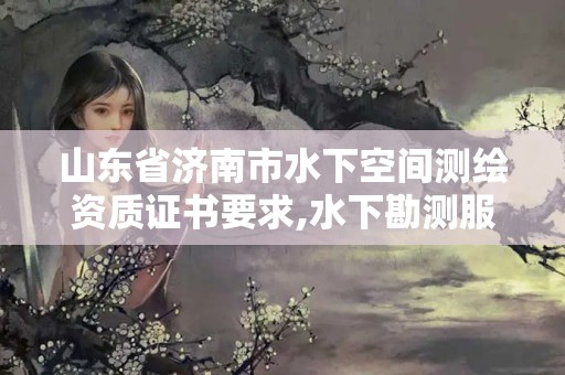 山东省济南市水下空间测绘资质证书要求,水下勘测服务包括哪些。