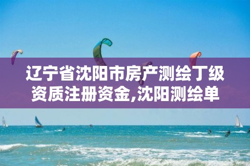 辽宁省沈阳市房产测绘丁级资质注册资金,沈阳测绘单位。