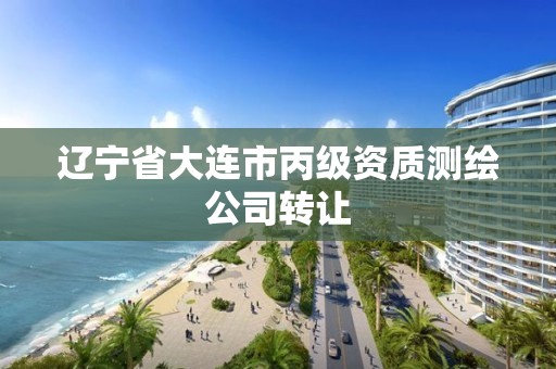 辽宁省大连市丙级资质测绘公司转让