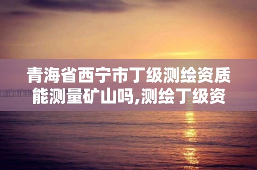 青海省西宁市丁级测绘资质能测量矿山吗,测绘丁级资质全套申请文件。