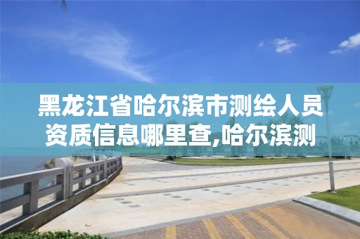 黑龙江省哈尔滨市测绘人员资质信息哪里查,哈尔滨测绘局在哪。