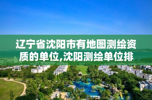 辽宁省沈阳市有地图测绘资质的单位,沈阳测绘单位排名。