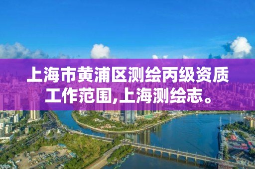 上海市黄浦区测绘丙级资质工作范围,上海测绘志。