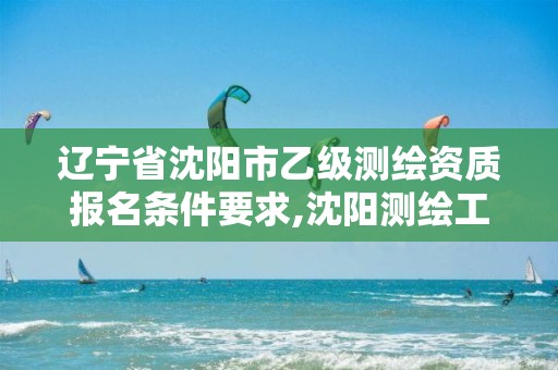 辽宁省沈阳市乙级测绘资质报名条件要求,沈阳测绘工程师招聘。