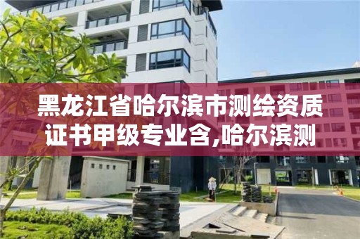 黑龙江省哈尔滨市测绘资质证书甲级专业含,哈尔滨测绘有限公司。