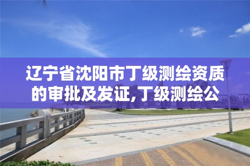 辽宁省沈阳市丁级测绘资质的审批及发证,丁级测绘公司。