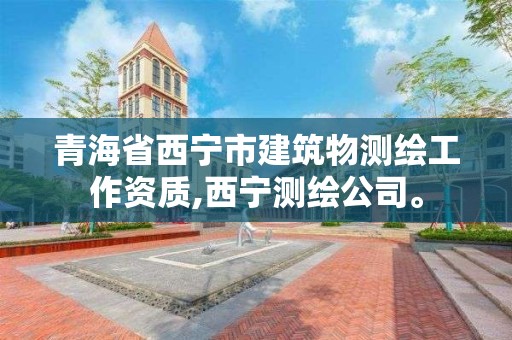 青海省西宁市建筑物测绘工作资质,西宁测绘公司。